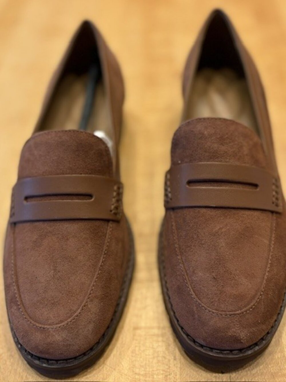 Talbots Lug Sole Suede Loafers-Sz 6.5